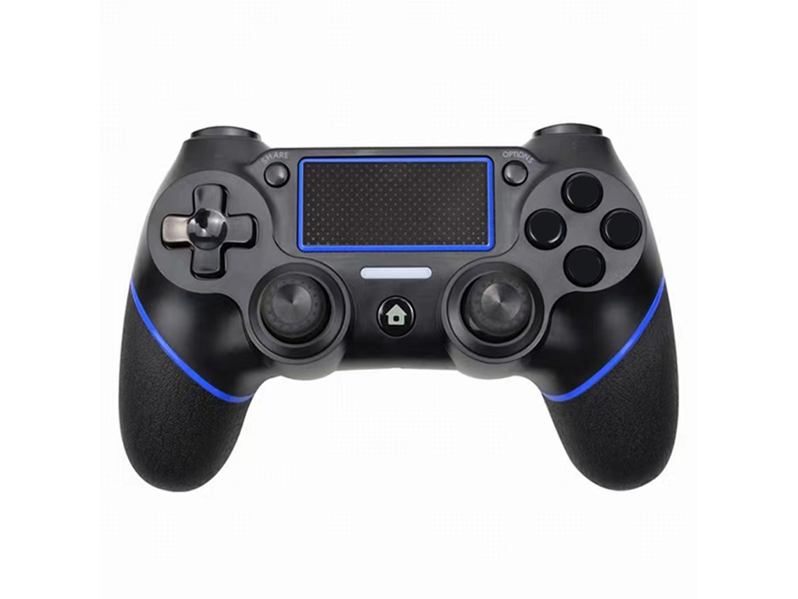 Controle Sem Fio MDUG compatível com USB e Bluetooth para dispositivos Sony (preto/azul)