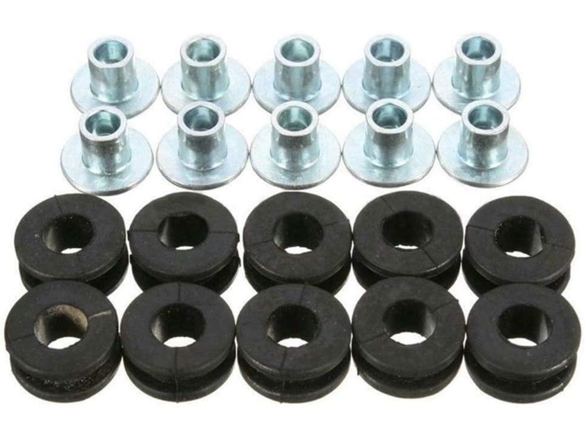 Kit com 10 rodas M6 para alívio de pressão em motocicletas