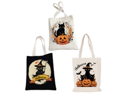 Saco de Halloween Reutilizável Bolsa de Canvas Grande para Crianças NEVEANCE
