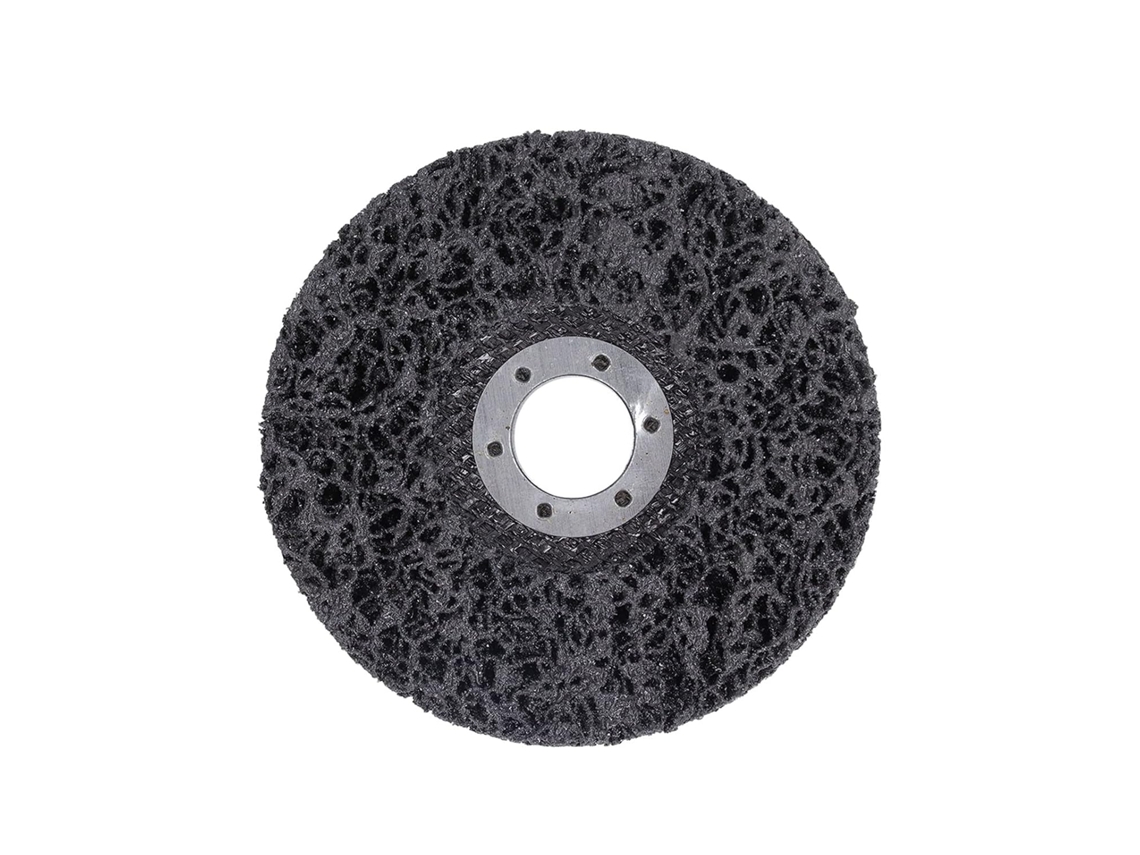 Disco De Decapagem 4, 5 Polegadas, Preto, Para Remoção De Tinta, Ferrugem E Superfícies De Aço Inoxidável, Alumínio