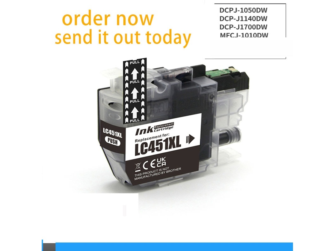 Lc451xl Pretolc 451 Xl Para Dcp-j1050dw J1140dw Mfc-j1010dw