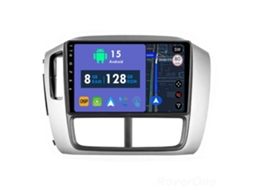 Auto Rádio Carro Bluetooth Autoradio 8GB RAM 128G ROM CarPlay Navegação GPS Ecrã Táctil RoverOne para Honda Pilot 1 2005-2008  