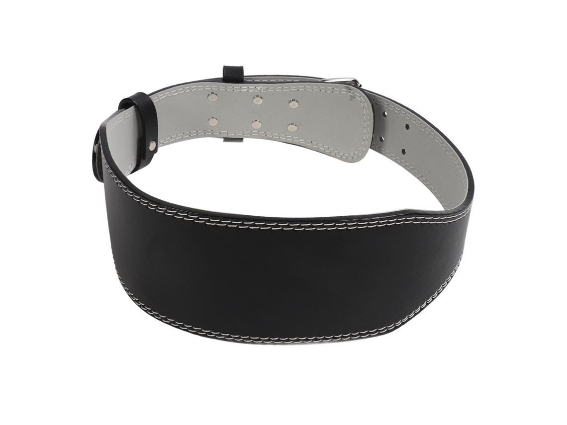 Cinto De Levantamento De Pesas Em Couro Pu Com Suporte Lombar Apoio Para Musculação Powerlifting Treino De Força M 120cm