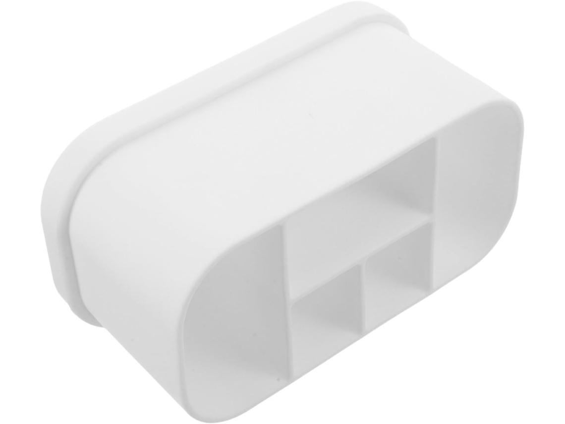 Suporte De Silicone Para Escova De Dentes Com 5 Compartimentos E Sistema De Drenagem.