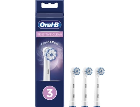 Recarga Escova Elétrica ORAL-B Sensitive Clean Branco (3 unidades)