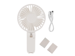 Ventilador Portátil Usb Mesa Branco Verão Worten