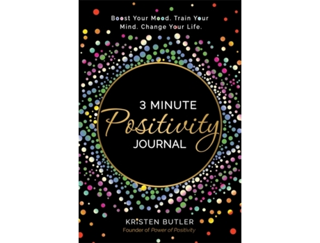 Livro 3 Minute Positivity Journal de Kristen Butler (Inglês)