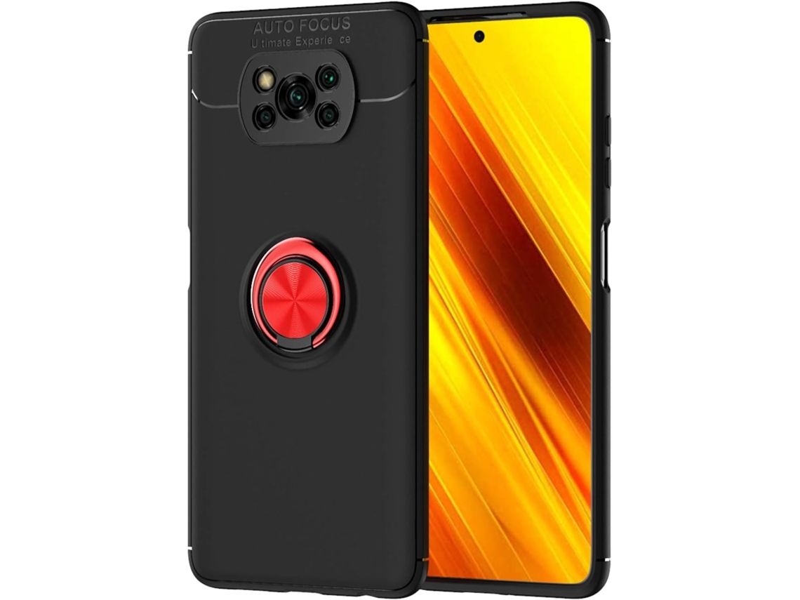 Capa Telemóvel Protetora Resistente Para Xiaomi Poco X3 Nfc Preto Elysve