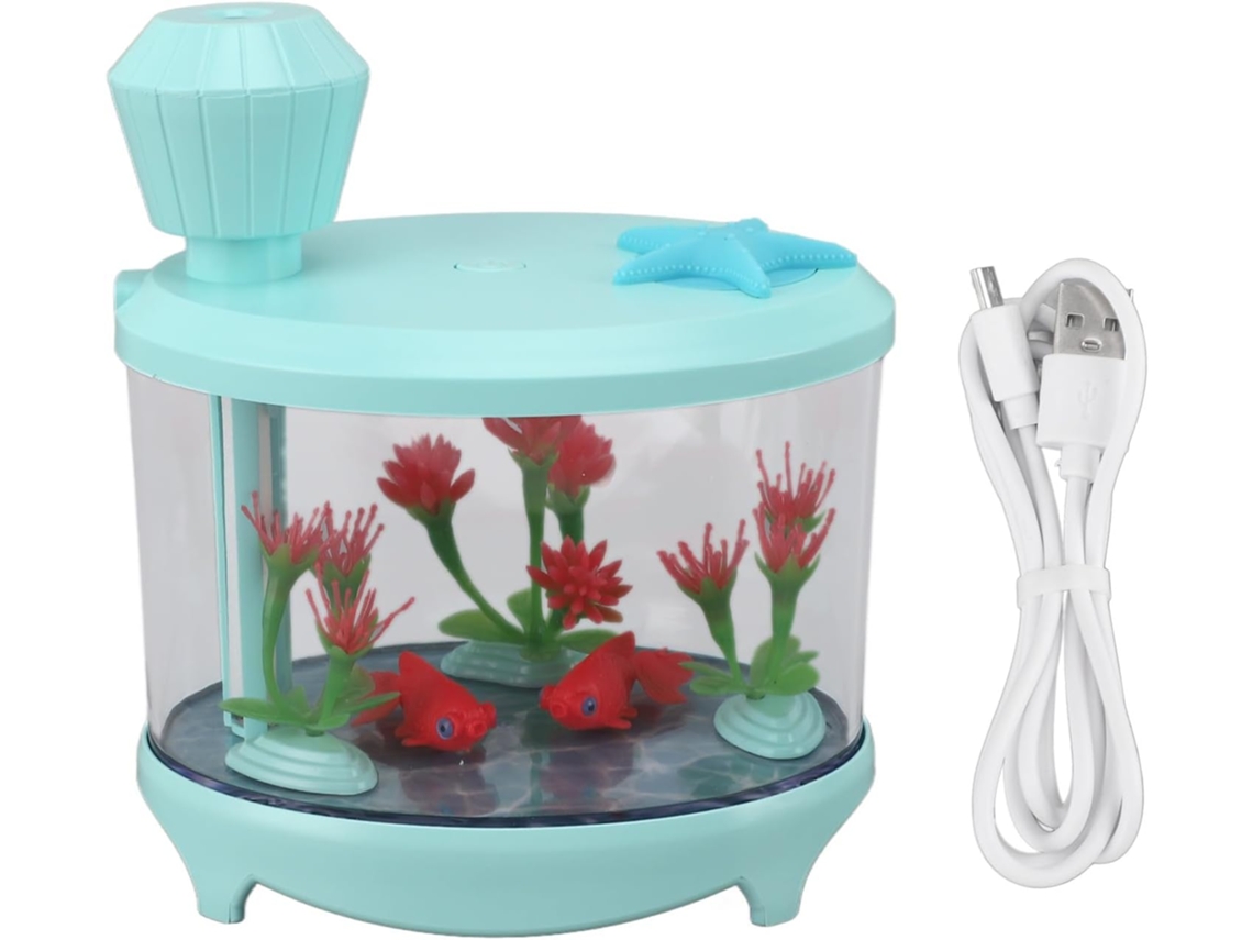 Umidificador Rengue Micro Landscape, Material Abs, Difusor De Aromas Usb, Capacidade 460 Ml