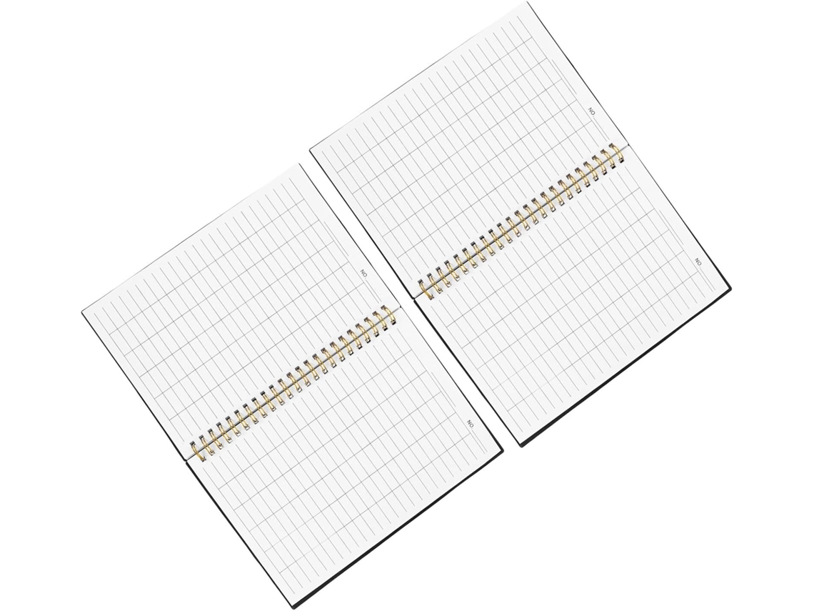 Carnet De Comptes Double Spirale Couverture Pp Lot De 2