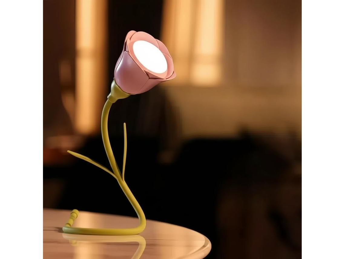Luminária De Leitura Led Recarregável Sem Fio Jd Magical Para Mulheres, 3 Cores, Brilho Infinito, Pequena Luz Noturna