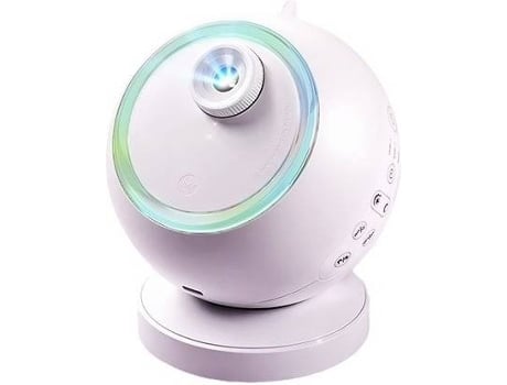 Projetor Galaxy, Projetor de Céu Estrelado, Iluminação LED Nebulosa, Aplicativo WiFi para Sala de Jogos, Home Theater (Branco)