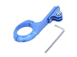 Suporte De Fixação Para Câmera Ação Em Liga Alumínio Bicicleta, Compatível Com Gopro (azul).-aquaforge