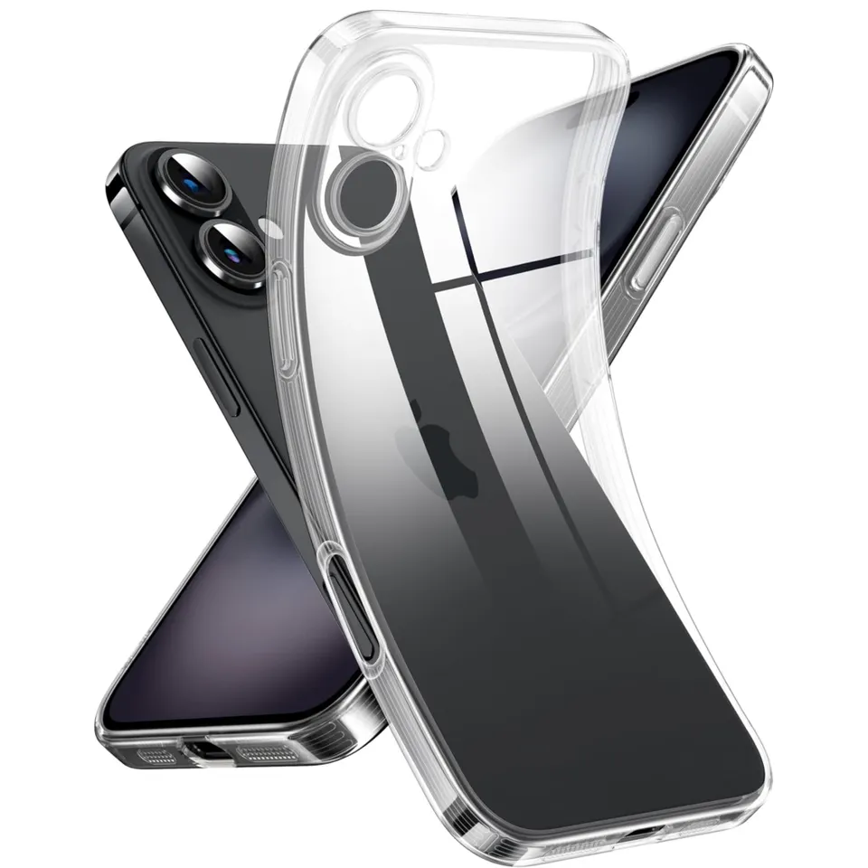 Capa De Tpu Transparente Compatível Com Iphone 17 - Proteção Extra Para A Câmera