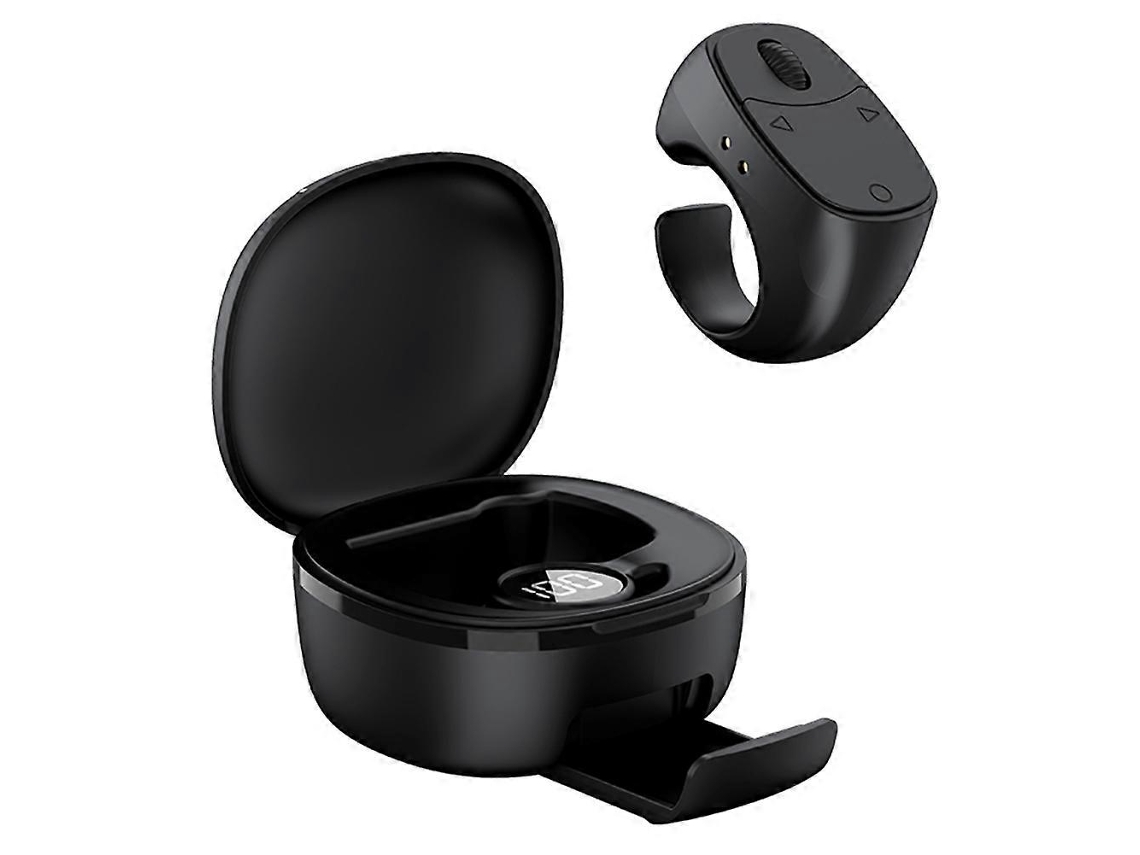 -12 Controle Remoto Sem Fio Bluetooth Para Celular Com Anel De Dedo Roller