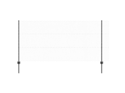 Conjunto 1 Painel De Cerca Vidaxl Cinzento Aço (10 X 1,2 M)
