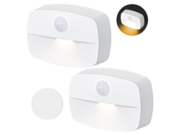 Luz Noturna Led com Sensor de Movimento/ Luz Sensor Alimentada por Bateria 3, P BRILVIBERA