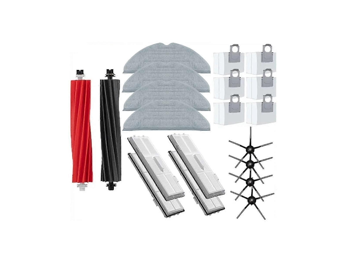 Para S8 S8 Pro Ultra S8 Peas De Aspirador De P Escova Lateral Principal Panos De Esfrego Filtros Hepa Sacos De P Acessrios Yunzii