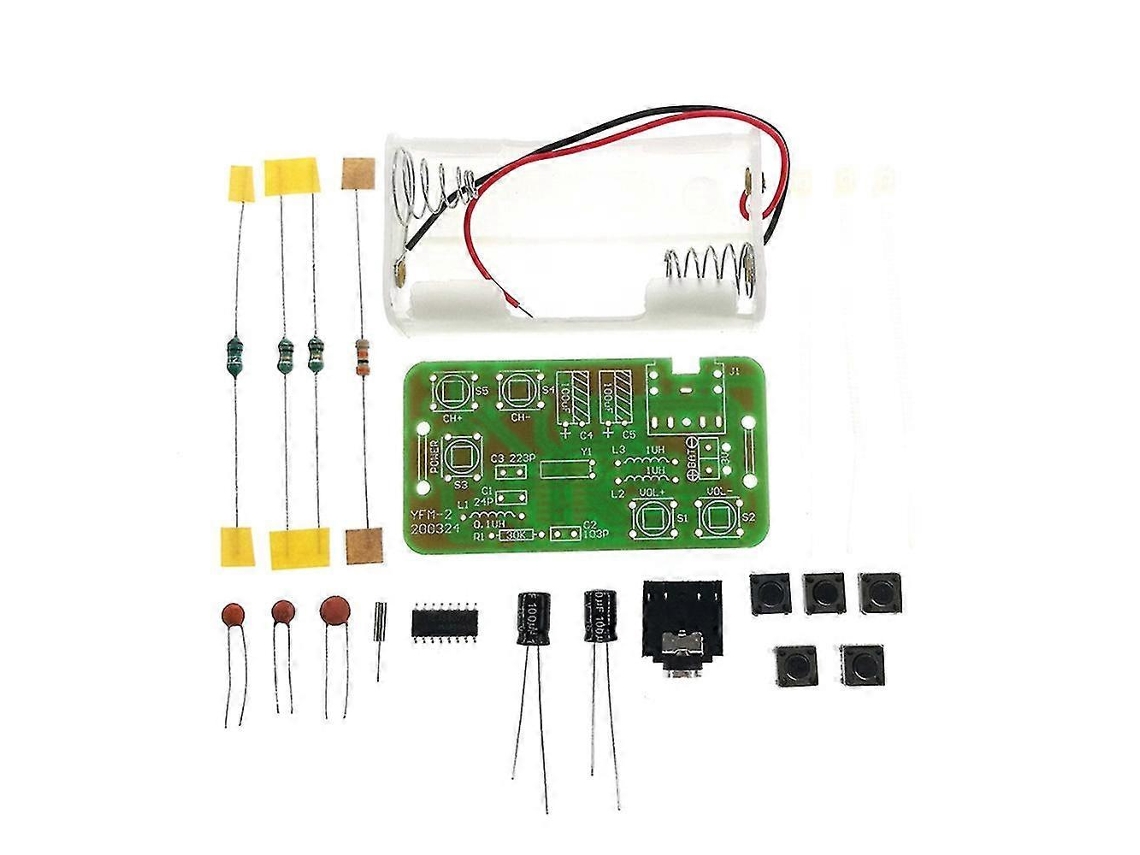 Kit De Rádio Faça Você Mesmo Rádio Fm Estéreo Aprendizagem Patch Componentes Soldagem Montagem Kit De Produção Olysi Shop