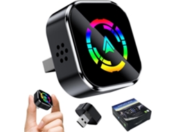 Adaptador Carplay Sem Fio 2 Em 1 Plug & Play, Para Iphone E Android A Czhhmart