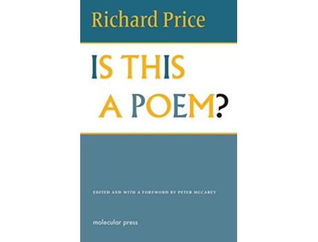 Livro Is This a Poem de Richard Price (Inglês)