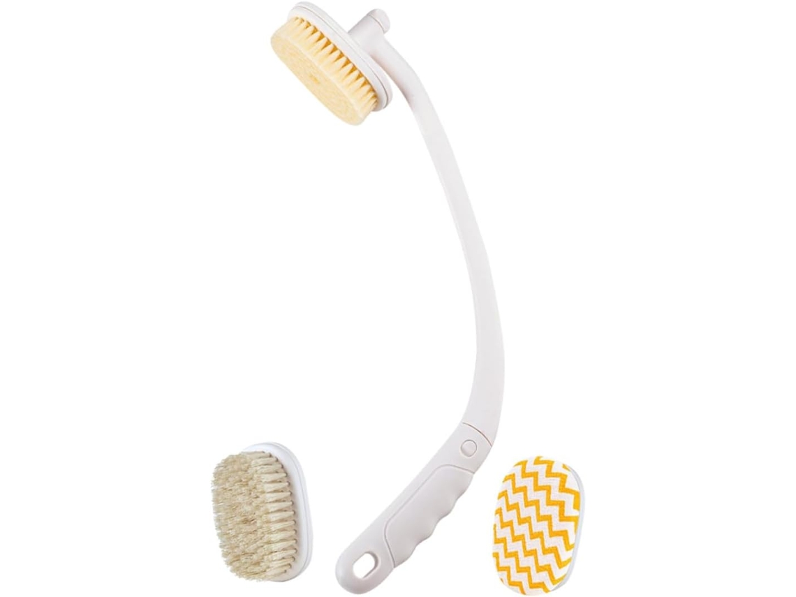 Escova Corporal Hemobllo Com Cabo Longo E Antiderrapante, Escova Esfoliante Para As Costas, Acessório De Banho