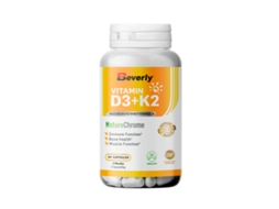 Vitamin D3 + K2 - 60 Vegan Capsules De Beverly Nutrition