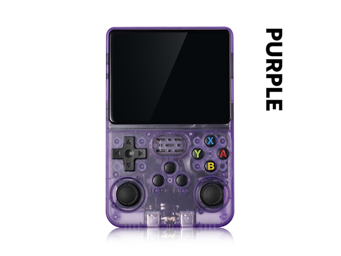 /nn/r36s Console de videogame portátil retrô Sistema Linux Tela IPS de 3,5 polegadas Reprodutor de vídeo portátil 128g Estilo de jogo 2 Slowmoose