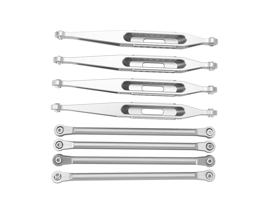 Conjunto De Ligações De Suspensão Para Losi Lmt 1/8 Prata