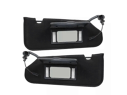 1 Par De Viseiras Solares Para Carro Com Espelho De Maquiagem E Luz 23142243 23142245 Para Chevrolet Corvette C6 2005-2013 1592388815923886_yua