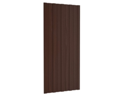 Vidaxl Painel De Telhado 12 Unid. Castanho 100 X 45 Cm Aço Galvanizado