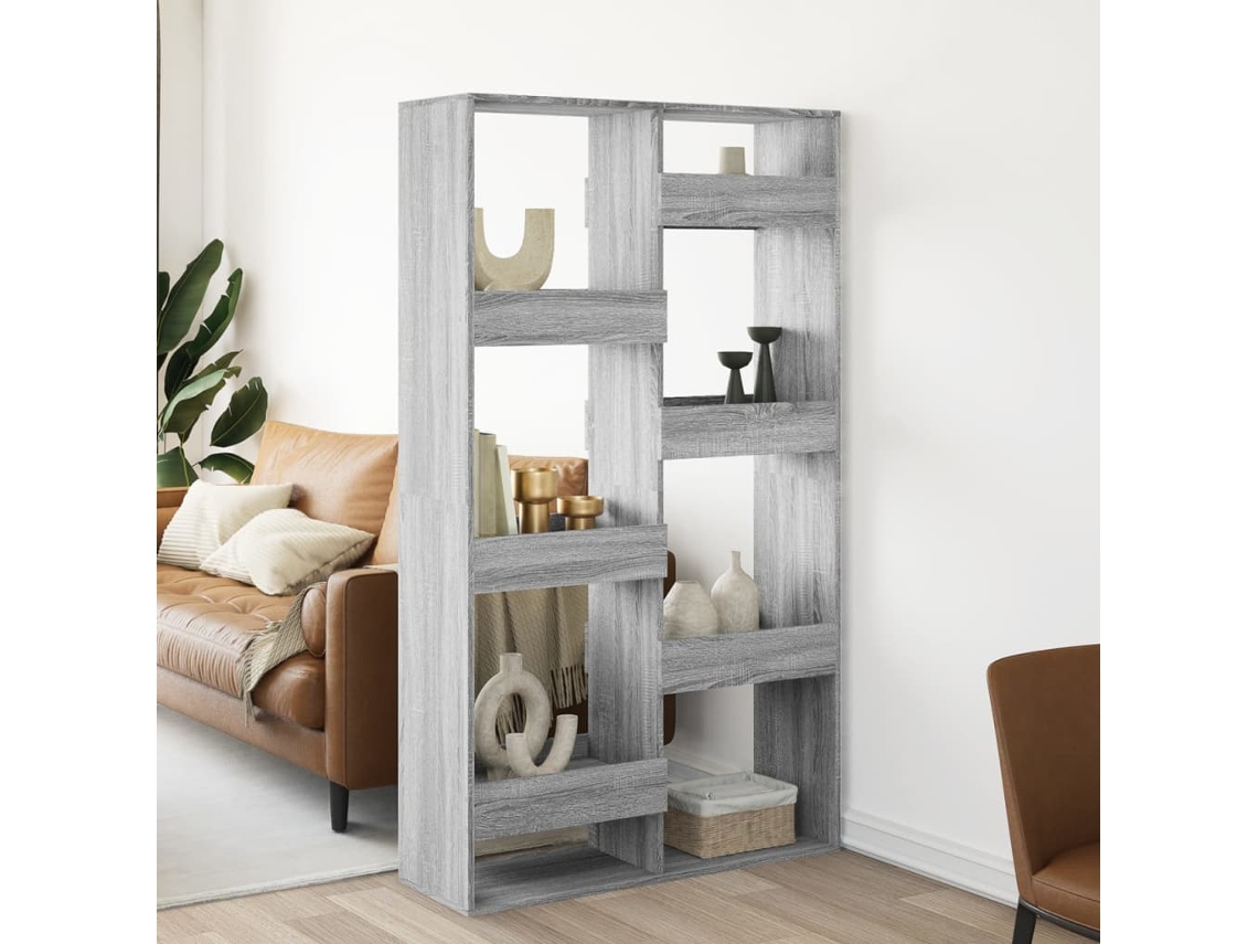 Vidaxl Divisória 100x33x175 Cm Derivados De Madeira Cinzento Sonoma