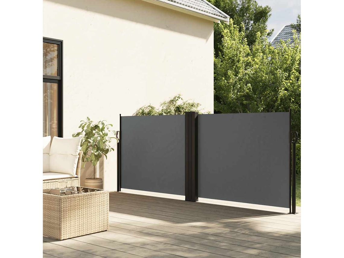 Vidaxl Toldo Lateral Retrátil 100x600 Cm Antracite