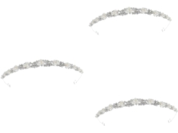 Conjunto De 3 Tiaras De Cabelo Com Strass - Acessório Elegante Para Casamentos, Festas E Muito Mais.