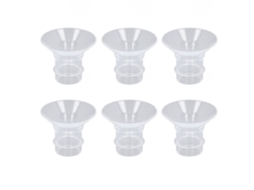 Mali 6pcs Insertores de Flange Silicone 19mm para Bomba de Leite Portátil Hands Free 24mm