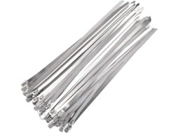 Abraçadeiras Cabo 100 Peças, Braçadeira De Mangueira De Aço Inoxidável 4, 200 Mm, Para Dispositivos Usb