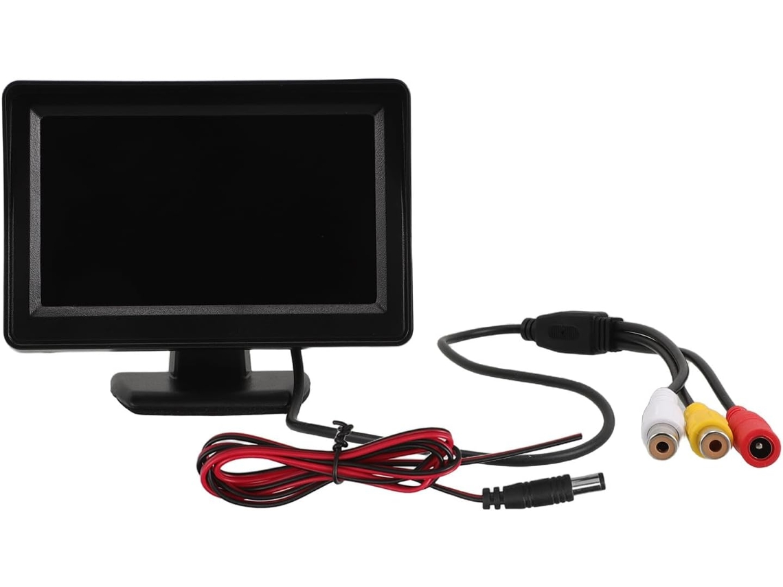 Monitor De 4,3 Polegadas Para Câmera De Ré, Tela De Alta Definição Para Carro, Compatível Com Diversos Veículos.