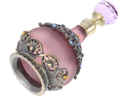 Frasco de vidro recarregável de 23ml para perfumes com óleos essenciais, disponível em Vazamentos.