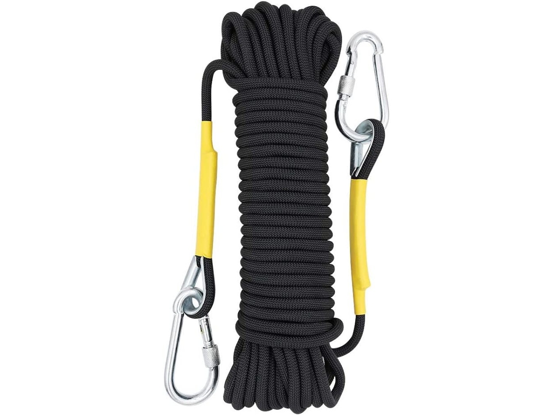 Corda de Escalada 8 Mm, Segurança para Trabalho em Altura, Fuga Incêndio, Árvores, Resgate, Caminhadas, 10 m AQUAFORGE