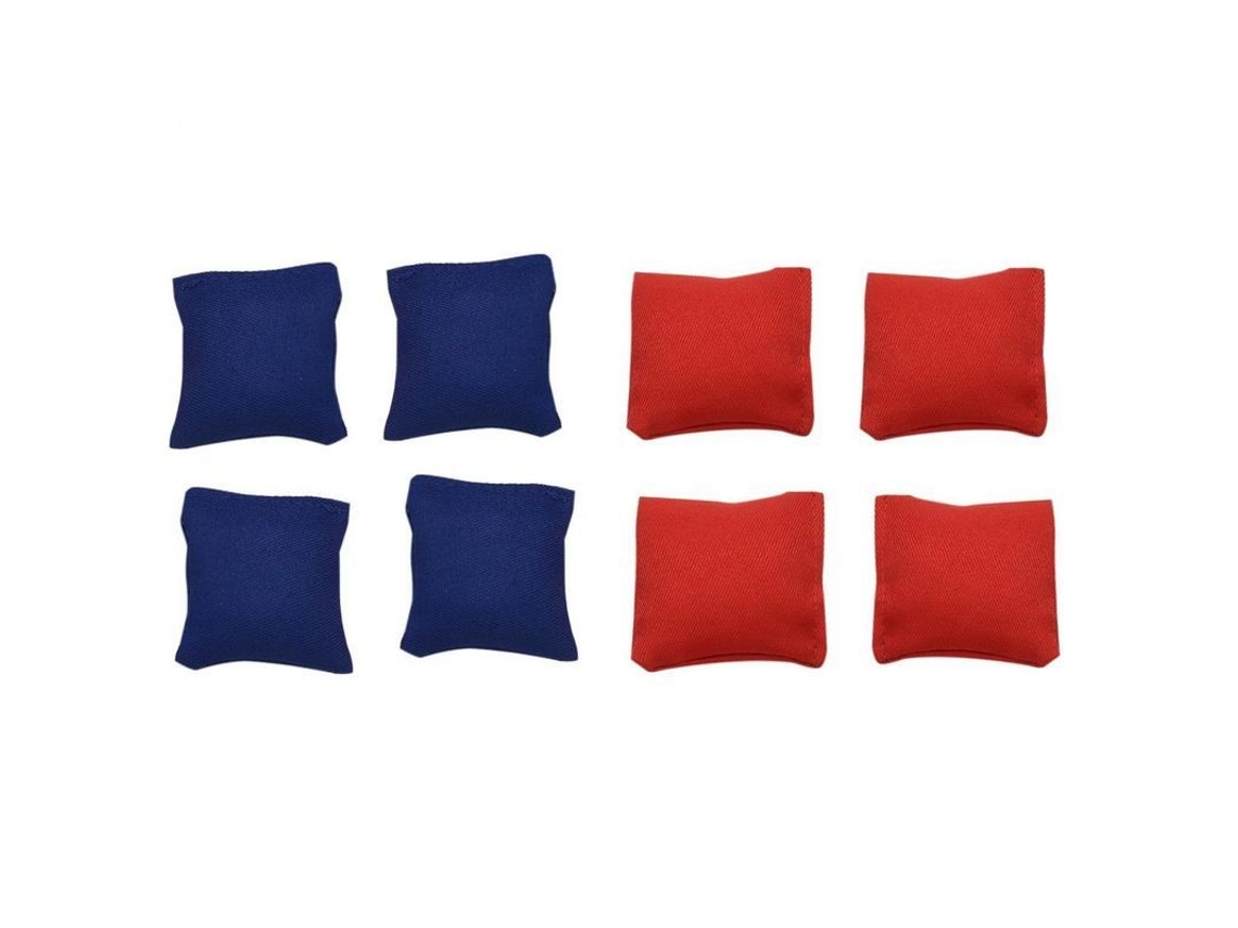 2026rebe bolsas de Cornhole Resistentes Ao Clima Oqj Vermelho e Azul Cheias de Areia 8 Unidades Rojo Azul