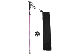 Cane Plegable Aluminio Ajustable para Senderismo Morado