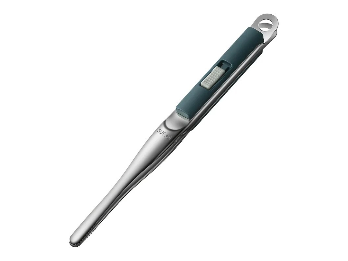 Pinça Para Bife Em Aço Inoxidável 304 (verde), Utensílio De Cozinha Para Uso Doméstico.