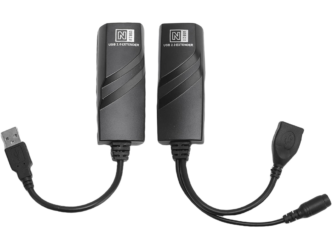 Extensor Usb 2.0 De 100 M Via Cabo Cat5e/cat6, Kit Extensão Rede Para