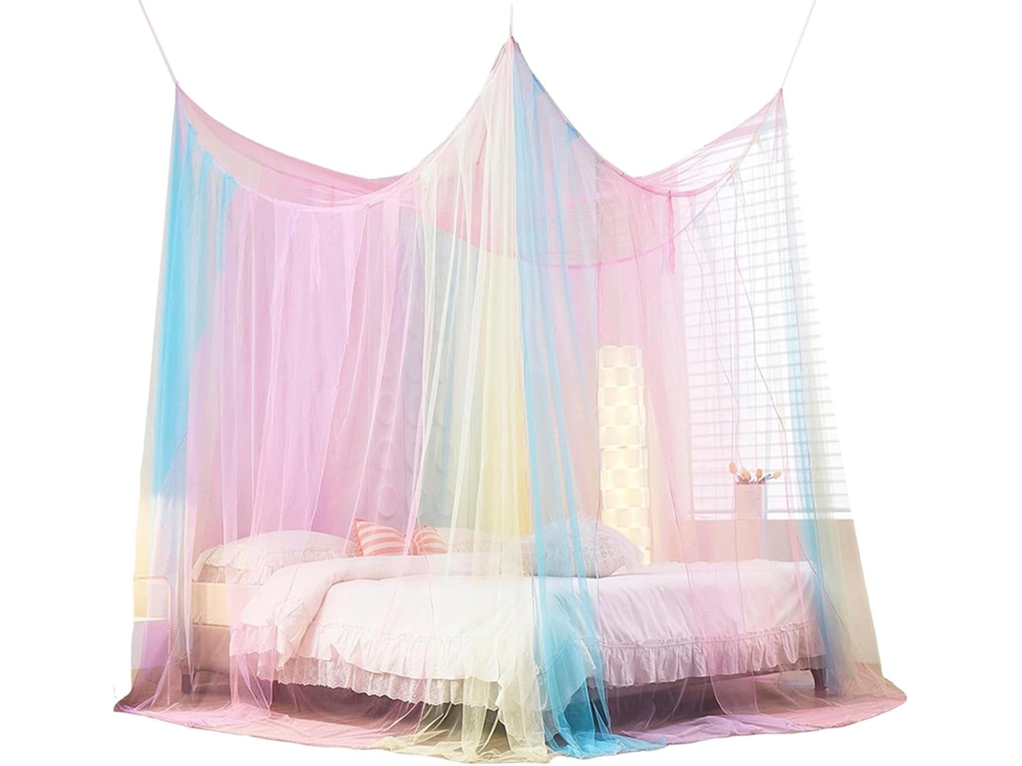 Mosquiteiro Para Camping, 2, 10x 1, 90x 2, 40m, Colorido, Tamanho Grande Quadrado