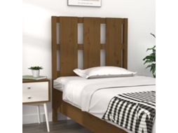 Vidaxl Cabeceira De Cama 80,5x4x100 Cm Pinho Maciço Castanho Mel