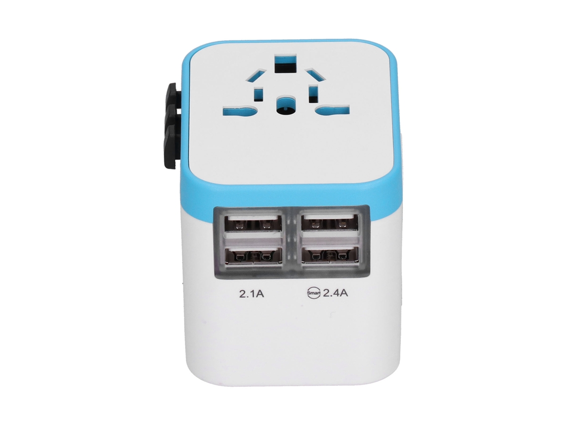 Adaptador de tomada universal com 4 portas Usb LAXISCREED
