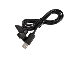Mali cabo de Carregamento Usb 1.5m para Controlador Sem Fios Xbox 360 Preto Acessório