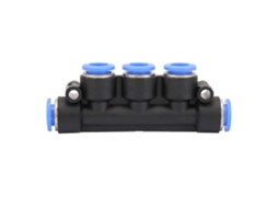 Laxiscreed Manifold Pneumático De 5 Vias Com Design Rápido De Inserção