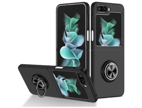 Capa Anel Para Samsung Htdmobiles Anti-choque Rígida Magnética Preto