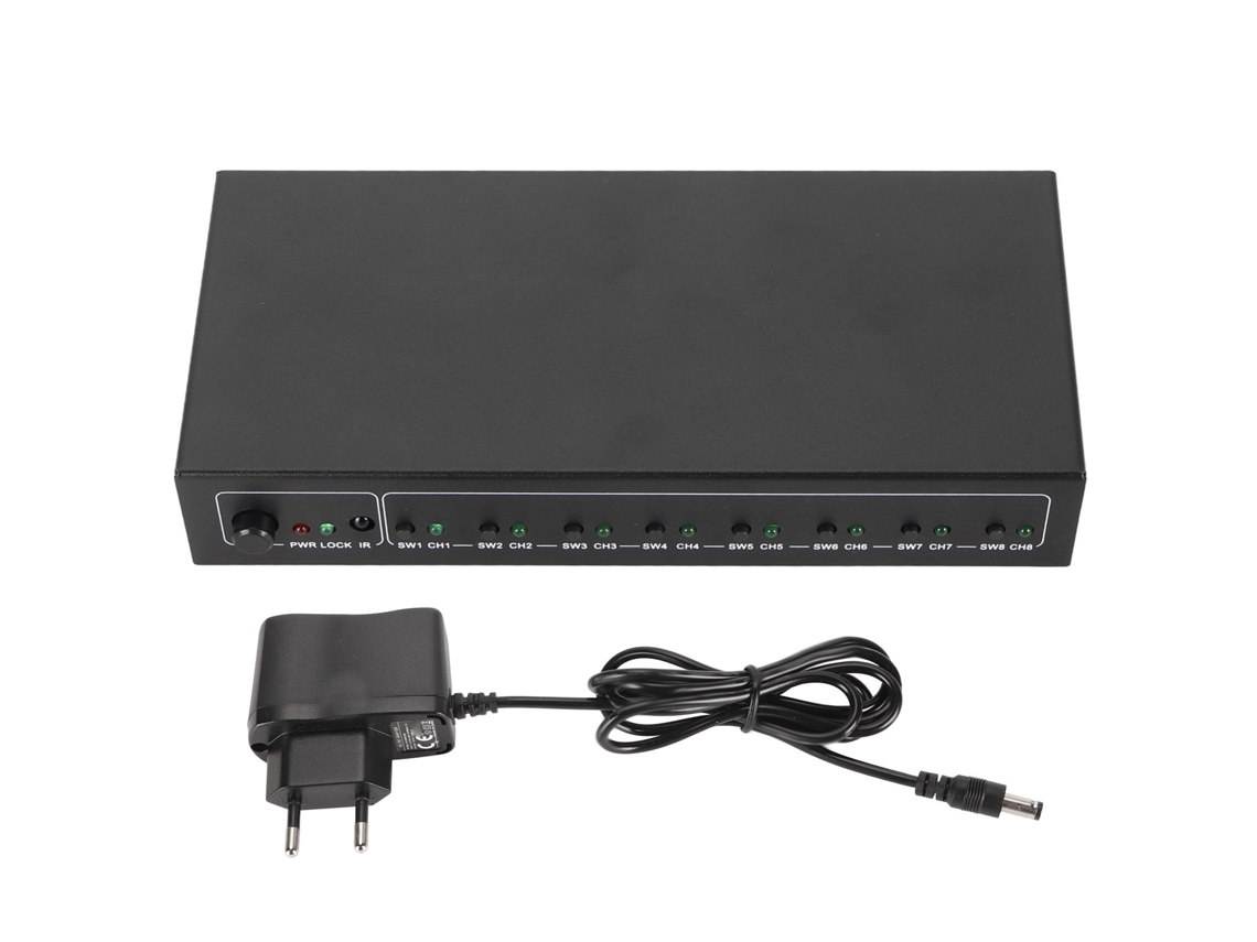 Yncm-divisor De Som Digital Spdif 1x8 Com Plugue Eu